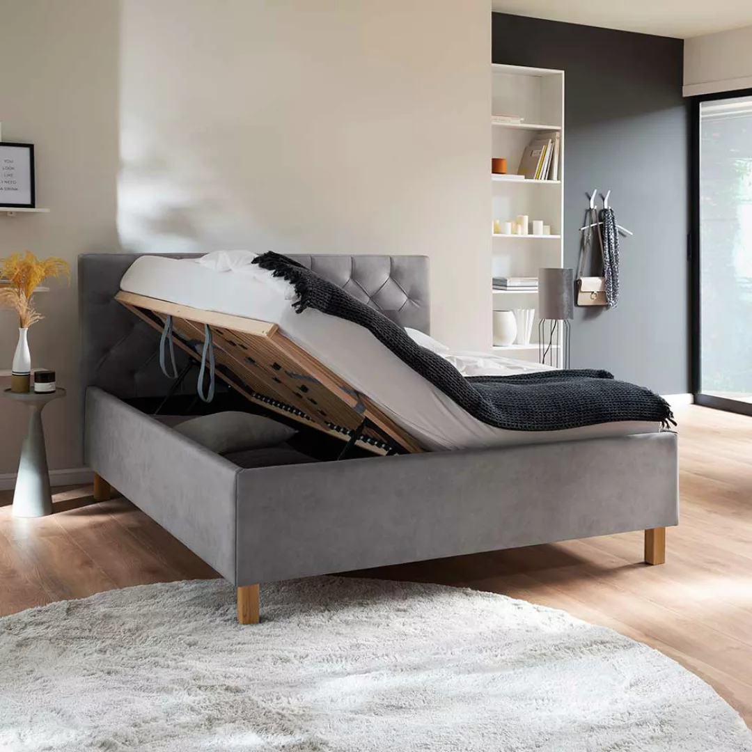 Polsterbett mit Bettkasten 55 cm Einstiegshöhe günstig online kaufen