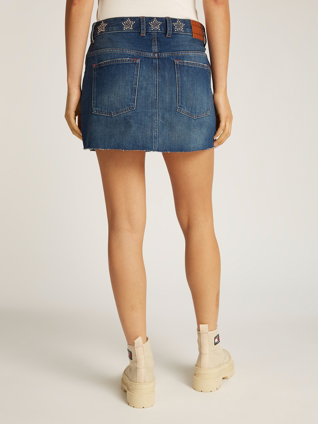 Tommy Jeans Jeansrock "STUDDED DENIM MINI SKIRT AI9057", mit Strass-Details günstig online kaufen