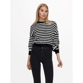 Only  Pullover 15235973 PIUMO-BLACK/W EGRET - STRIPES günstig online kaufen