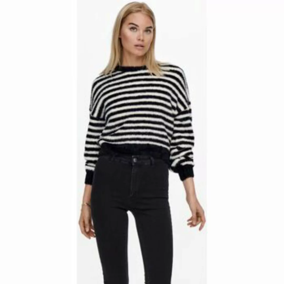 Only  Pullover 15235973 PIUMO-BLACK/W EGRET - STRIPES günstig online kaufen