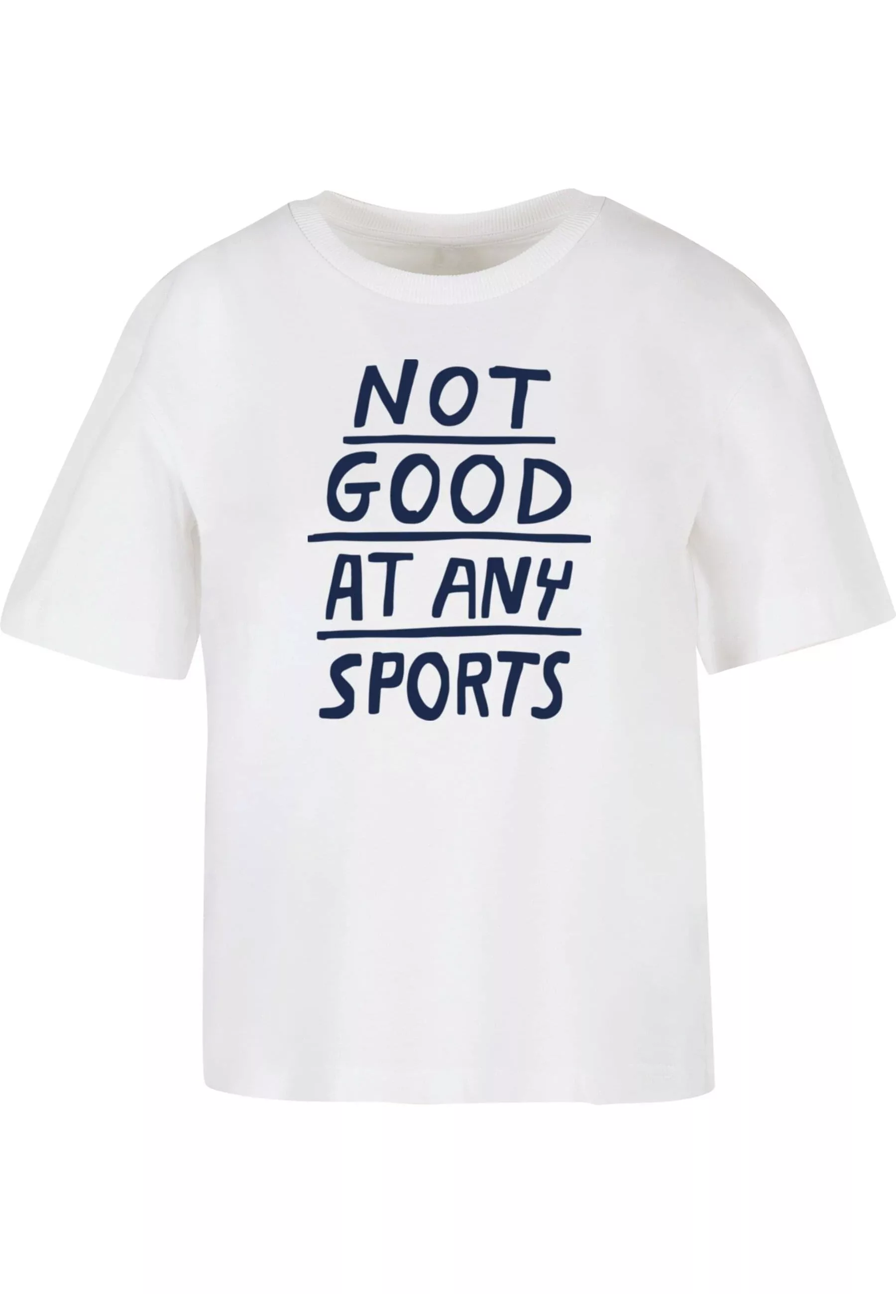 Miss Tee T-Shirt "Miss Tee Not Good At Any Sports Tee", (1 tlg.) günstig online kaufen