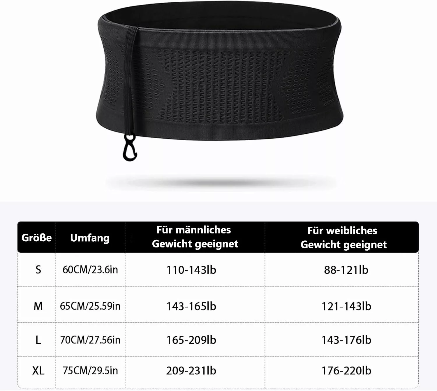Coonoor Gürteltasche Multifunktionale atmungsaktive verdeckte Hüfttasche günstig online kaufen
