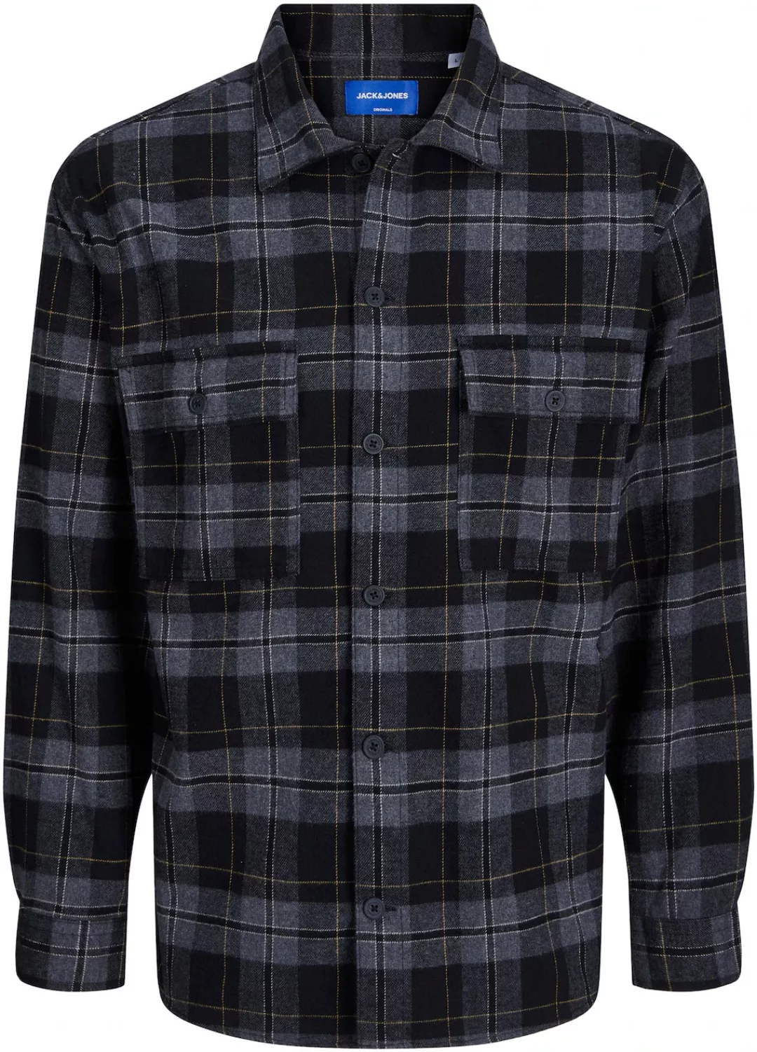 Jack & Jones PlusSize Langarmhemd "JORBLAFRI CHECK OVERSHIRT LS PLS", mit B günstig online kaufen