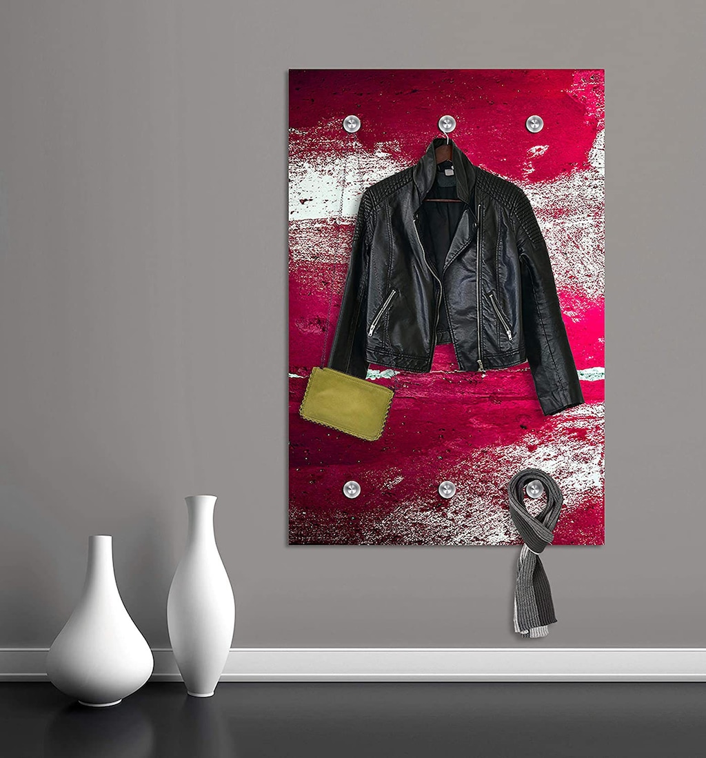 queence Garderobenleiste "Alaula", Wand Garderobe, wischtechnik, Beton Opti günstig online kaufen