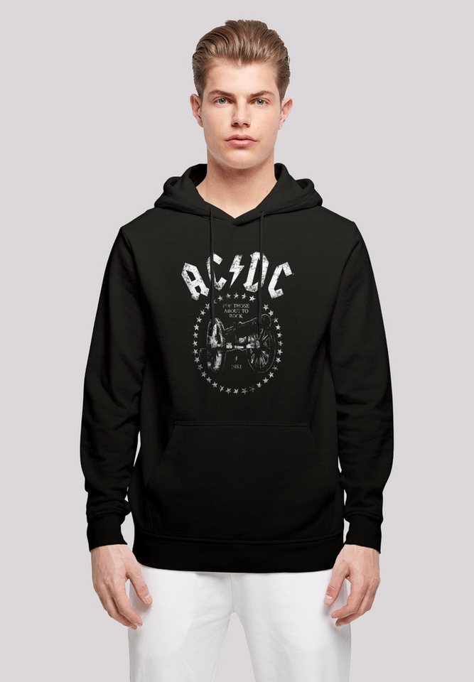 F4NT4STIC Kapuzenpullover ACDC Rock Band Music We Salute You Cannon Print günstig online kaufen