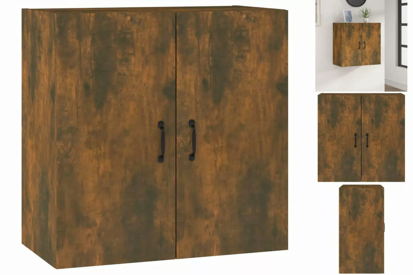 vidaXL Hängeschrank Hängeschrank Wandschrank Räuchereiche 60x31x60 cm Spanp günstig online kaufen