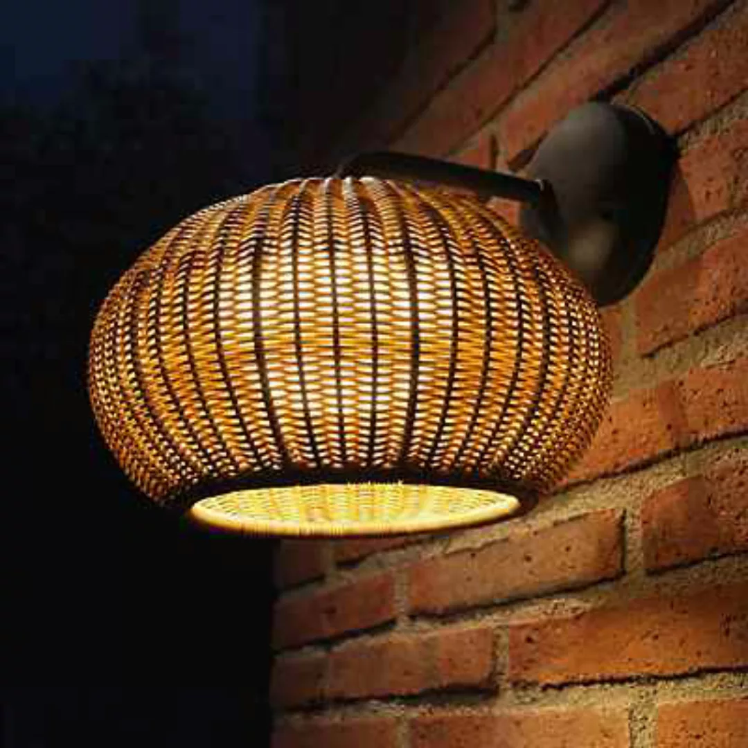 Bover Garota A/01 LED-Außenwandlampe graphit-braun günstig online kaufen