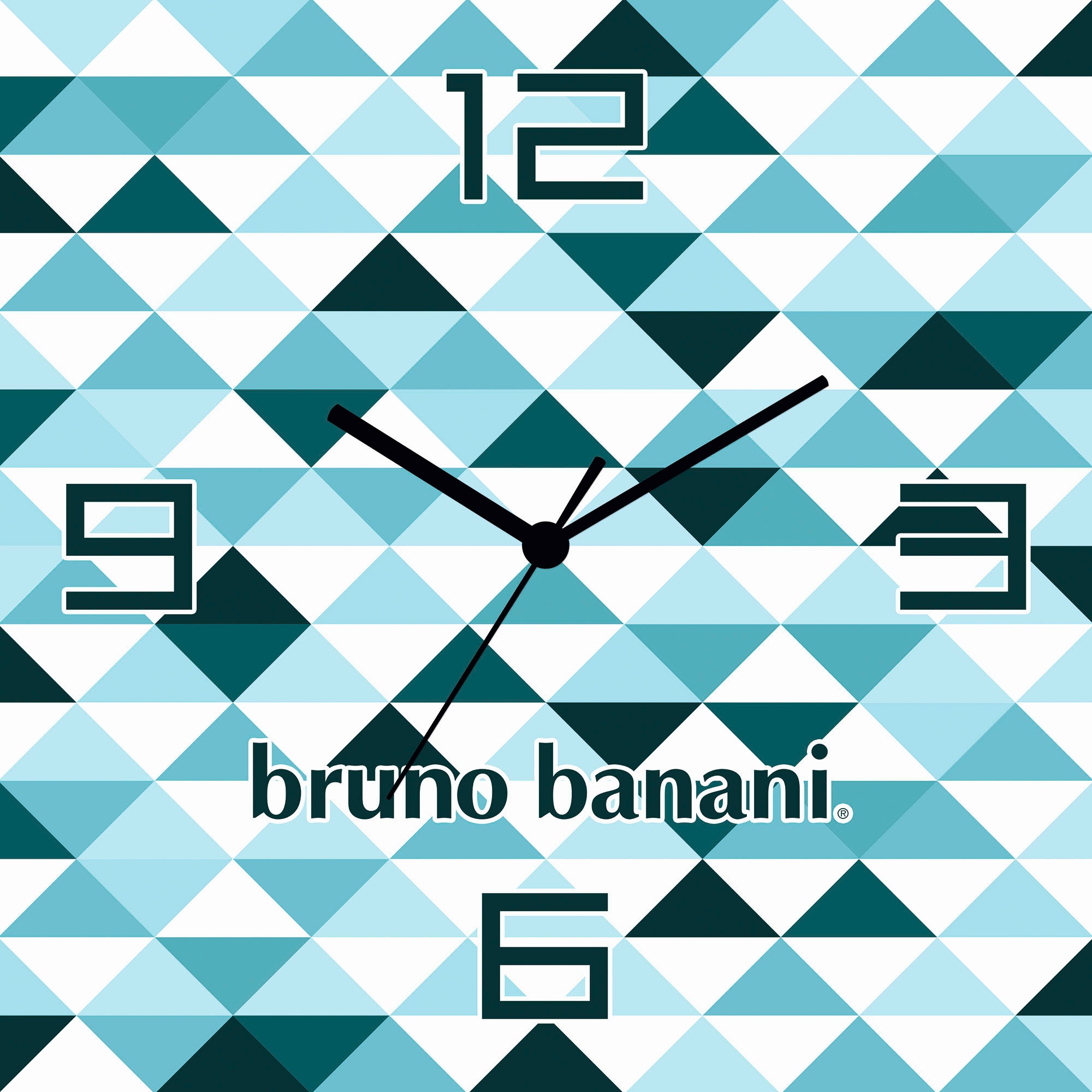 Bruno Banani Wanduhr »Wild Triangle«, analog, 30 cm günstig online kaufen