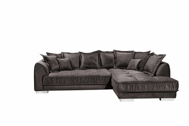 ED EXCITING DESIGN Ecksofa Pascha, Luxus-Mikrofaser mit Samtoptik, beidseit günstig online kaufen