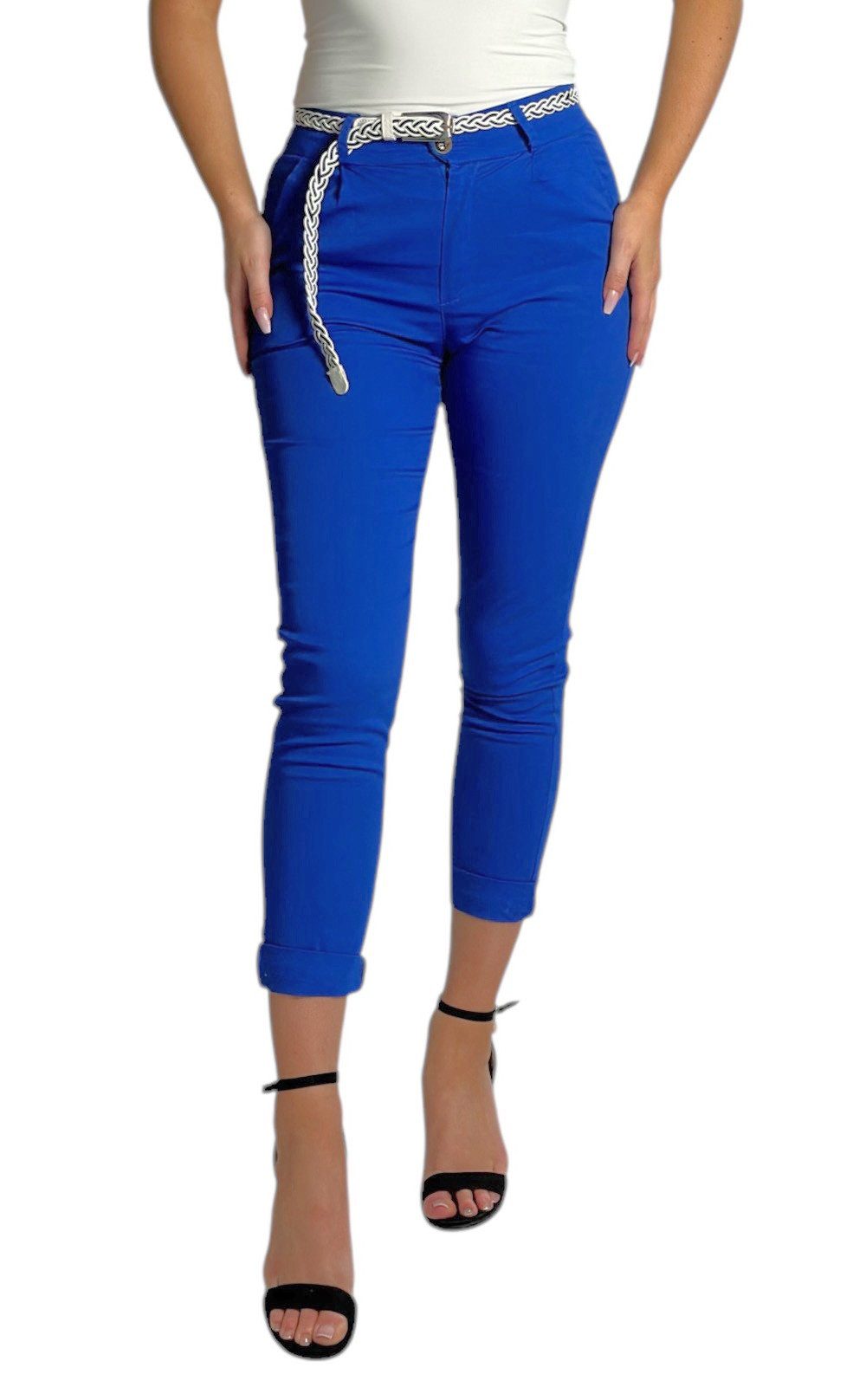Mississhop Chinohose Damen Hose Baumwolle Hose günstig online kaufen