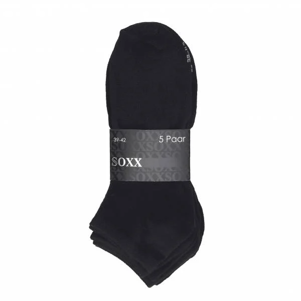 RENO Sneaker-Socken 5er Pack Herren schwarz, Gr. 39 günstig online kaufen