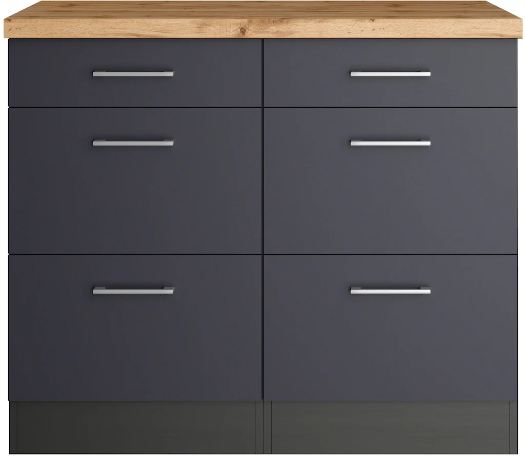 KOCHSTATION Unterschrank "KS-Milan", HELD Möbel, Auszugschrank 50 cm, matte günstig online kaufen