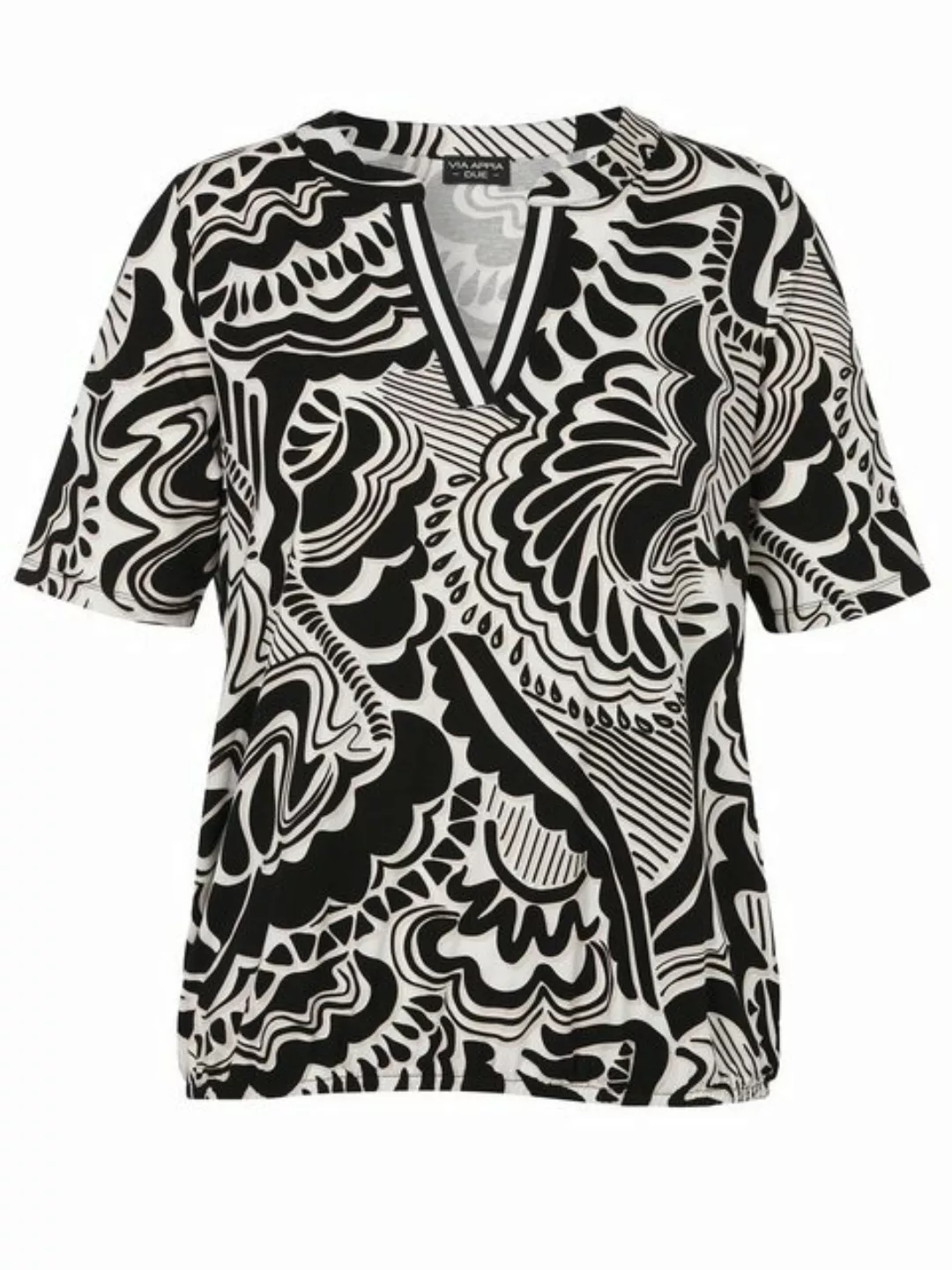 VIA APPIA Print-Shirt mit Allover-Print günstig online kaufen