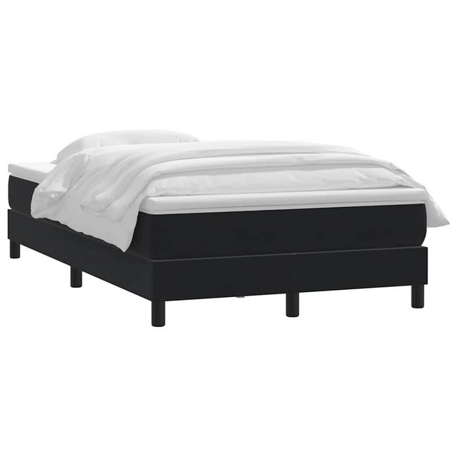 vidaXL Bett Boxspringbett mit Matratze Schwarz 120x220 cm Samt günstig online kaufen