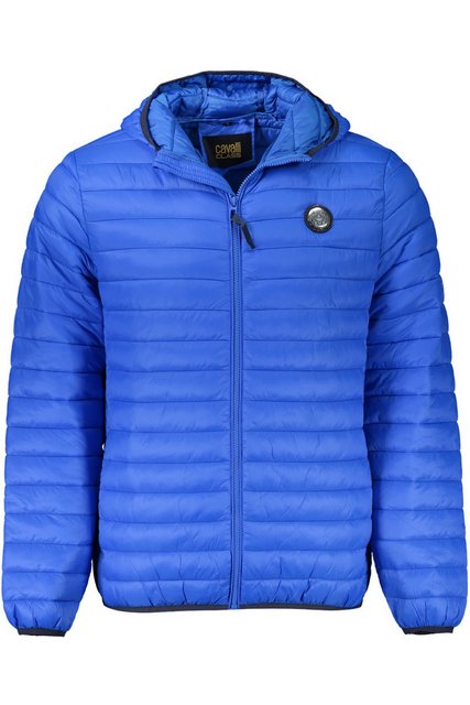 Cavalli Class Outdoorjacke Herrenjacke Blau mit Kapuze und Logo – Leicht wa günstig online kaufen