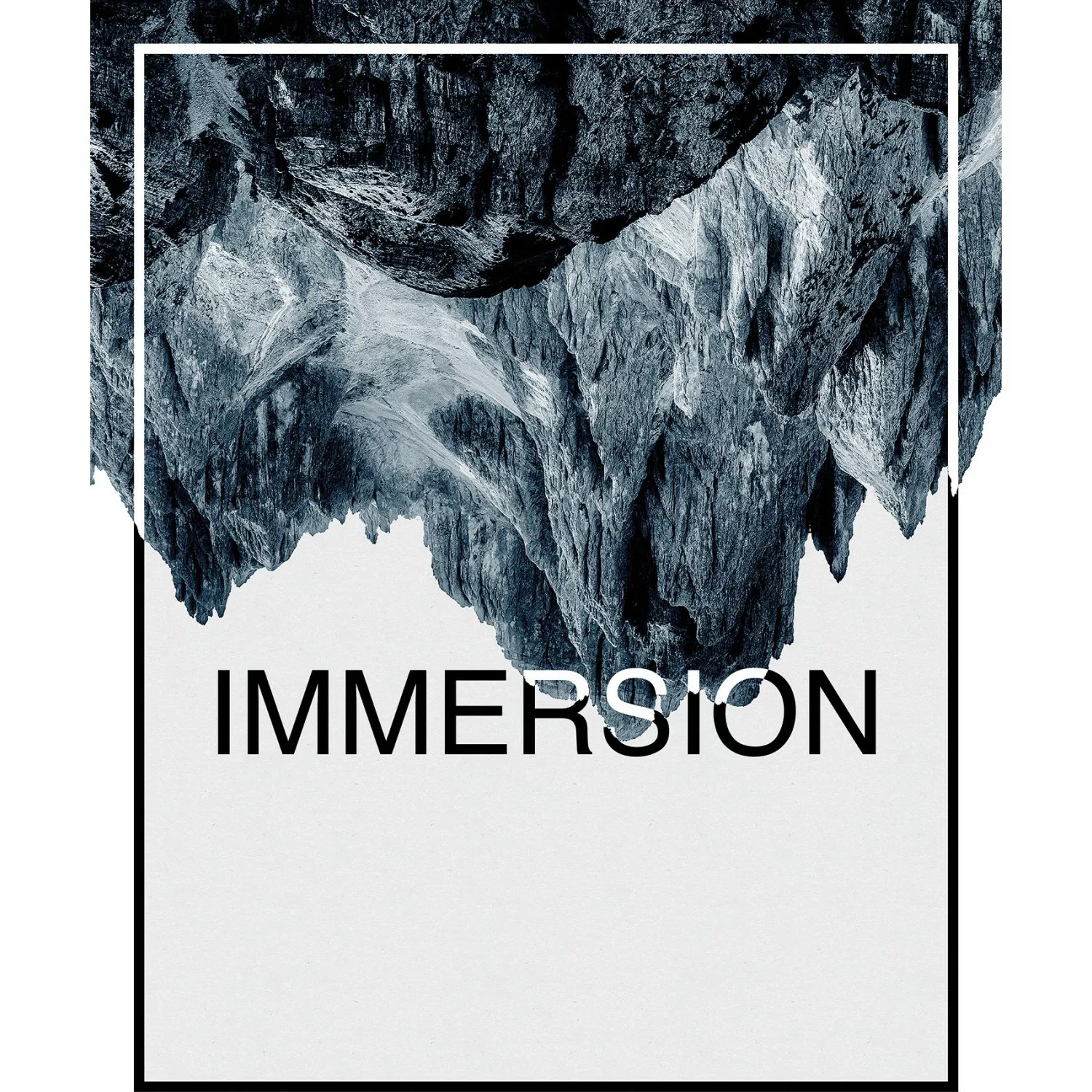 Komar Poster "Immersion Steel", Abstrakt-Sprüche & Texte, (1 St.) günstig online kaufen