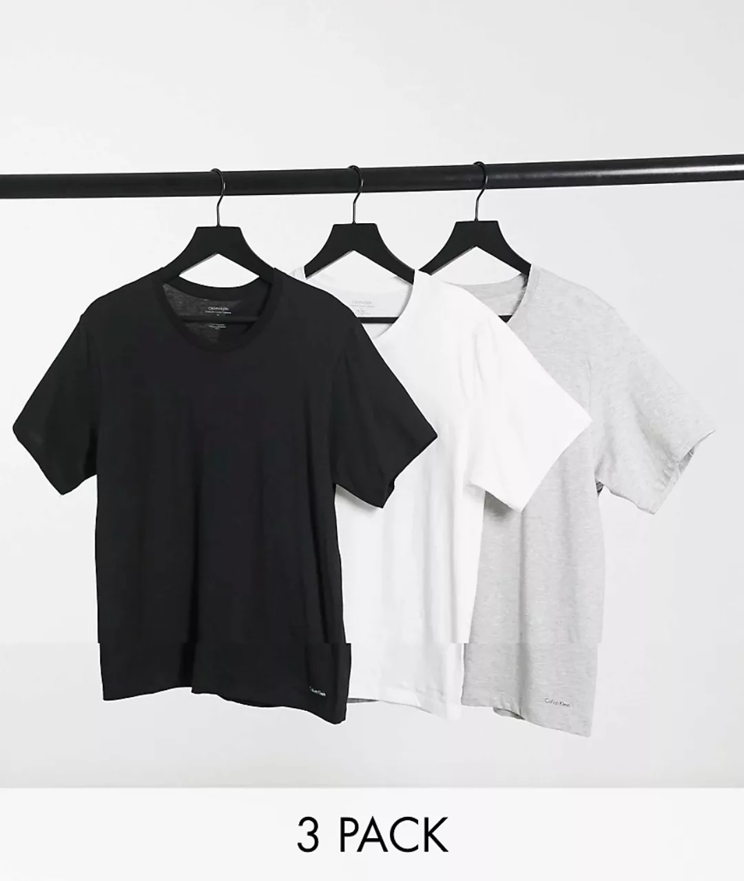 Calvin Klein Jeans  T-Shirt CREW NECK 3PACK günstig online kaufen