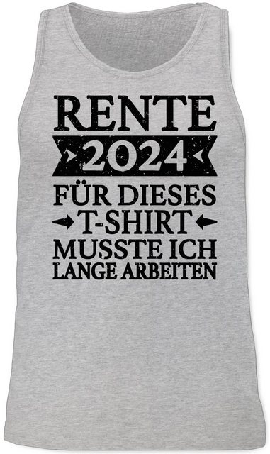 Shirtracer Tanktop Rente 2024 für dieses T-Shirt musste ich lange arbeiten günstig online kaufen