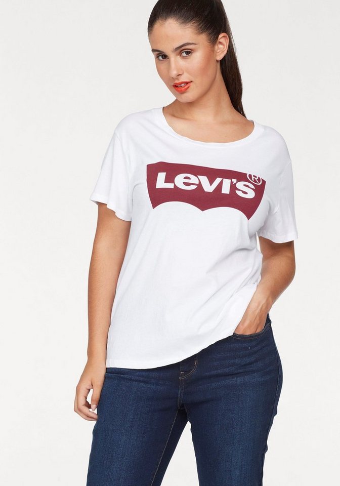 Levi's® Plus T-Shirt Perfect Tee mit Batwing-Logo günstig online kaufen