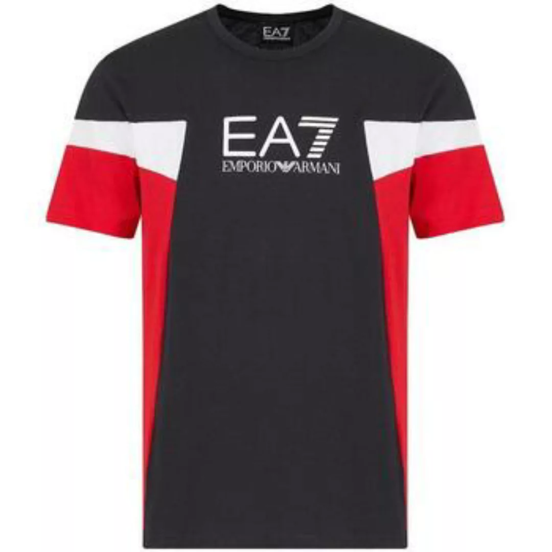 Ea7 Emporio Armani  T-Shirts & Poloshirts Summer Block Crew T-Shirt - Night günstig online kaufen