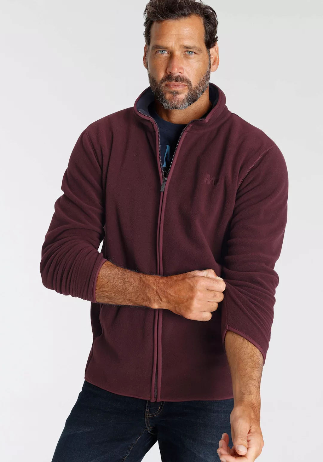 Man's World Fleecejacke für die Übergangszeit, aus Fleece, casual Look, sch günstig online kaufen