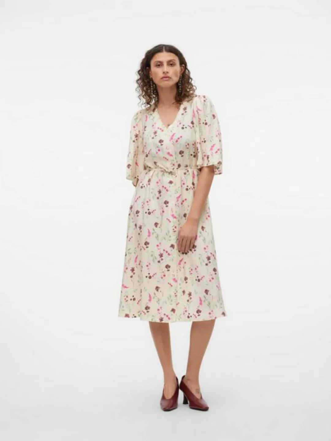 Vero Moda Blusenkleid VMJOSIE (1-tlg) Drapiert/gerafft günstig online kaufen