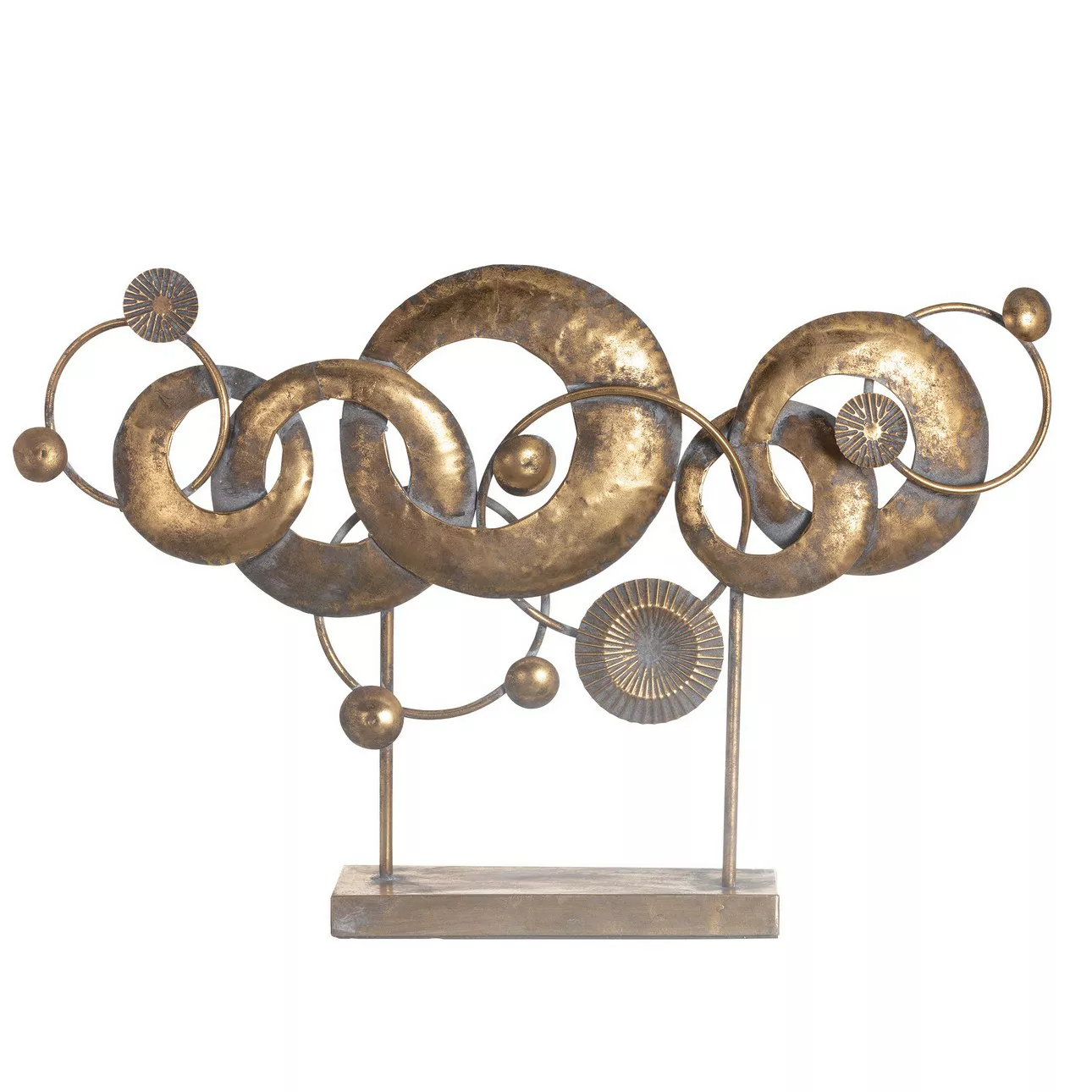 Dekoration Golden Orbits 50cm, 70 x 10 x 50 cm günstig online kaufen