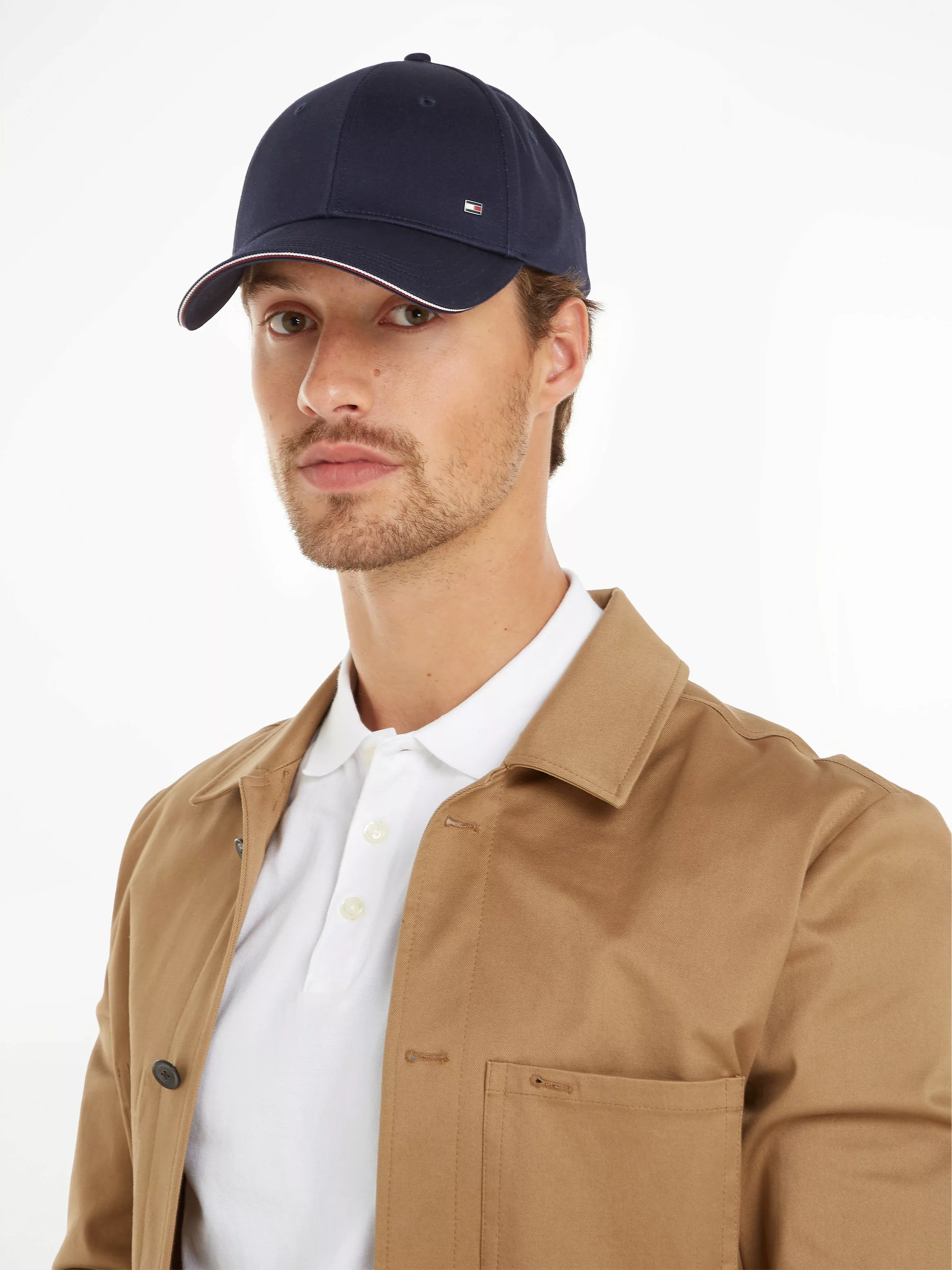 Tommy Hilfiger Baseball Cap "TH CORPORATE COTTON 6 PANEL CAP", mit Logopräg günstig online kaufen