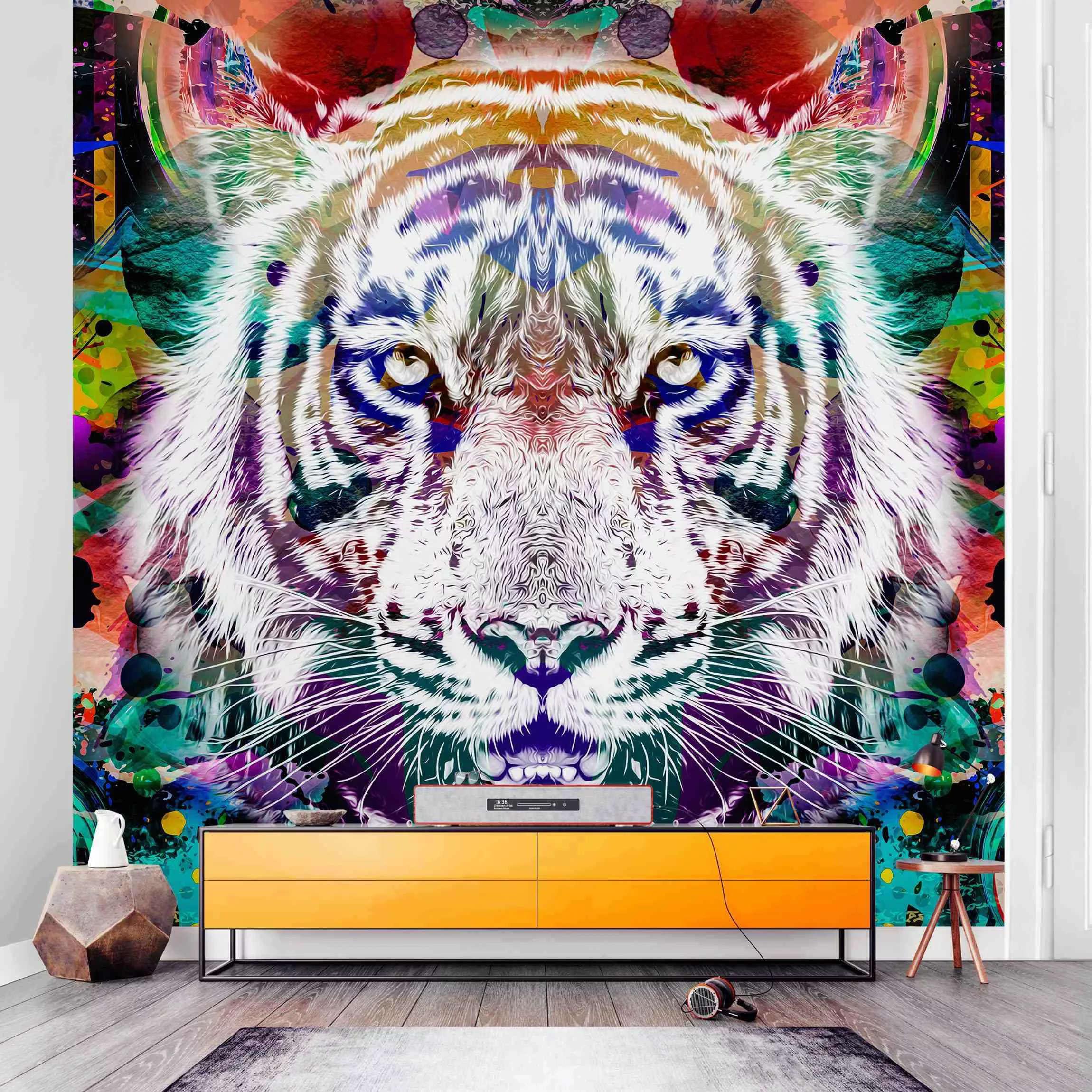 Fototapete Street Art Tiger günstig online kaufen