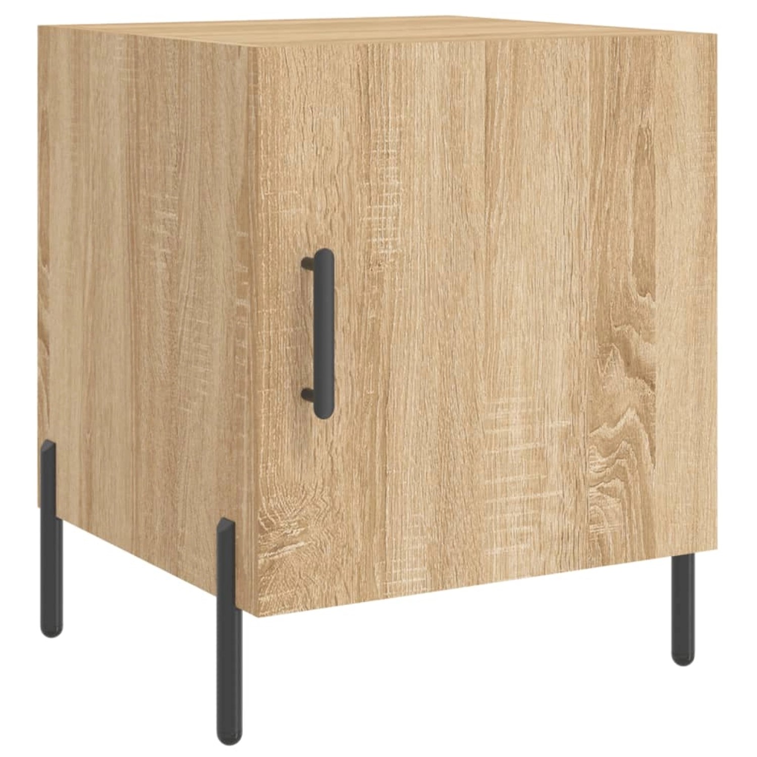 vidaXL Nachttisch Sonoma-Eiche 40x40x50 cm Holzwerkstoff Modell 3 günstig online kaufen