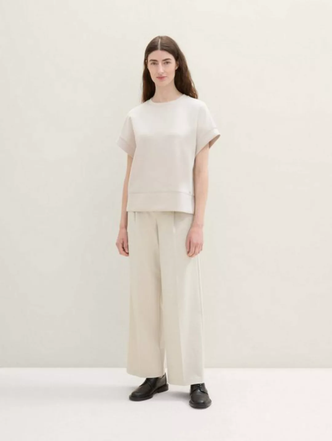 TOM TAILOR Stoffhose Lea Wide Leg Hose günstig online kaufen