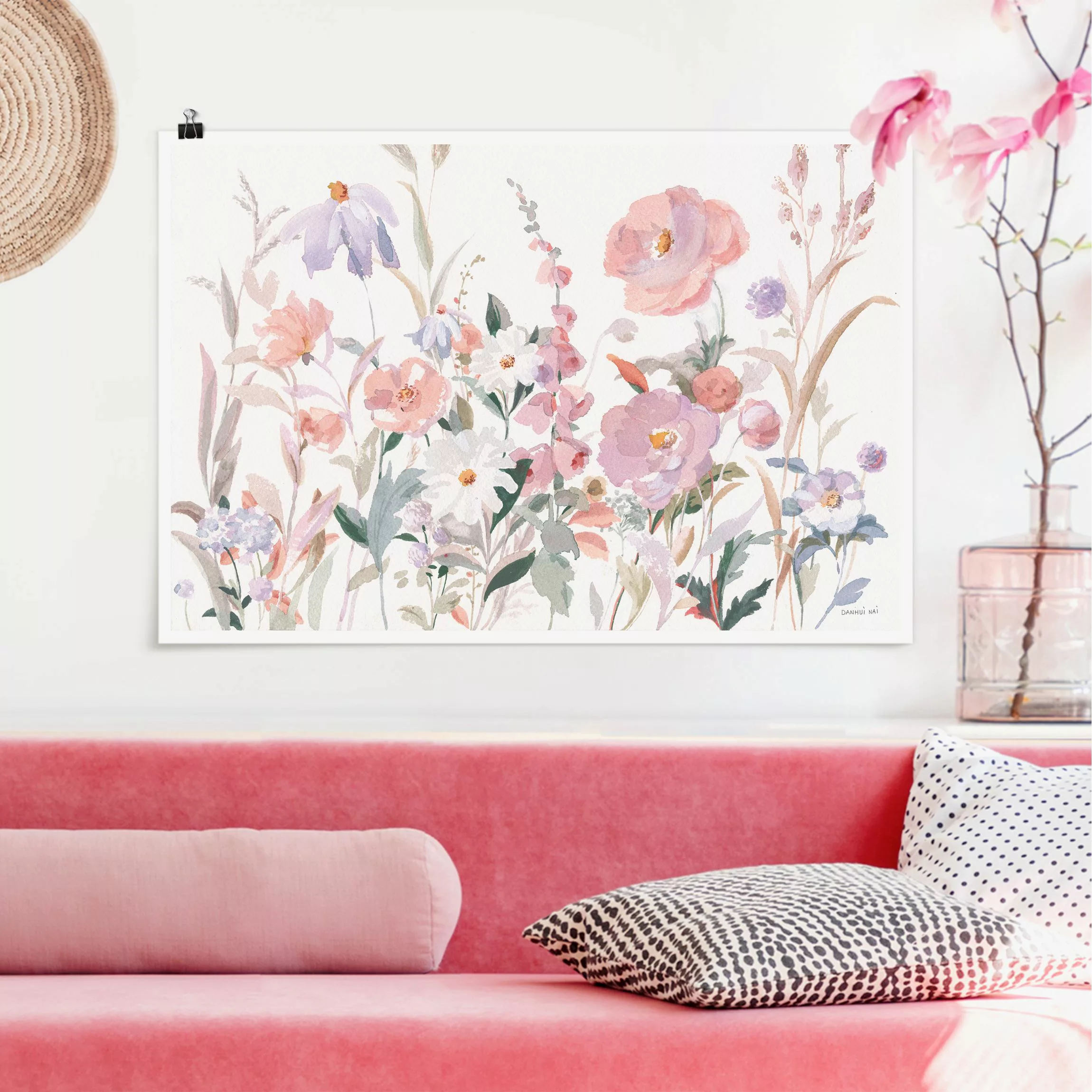 Poster Boho Wildblumen günstig online kaufen