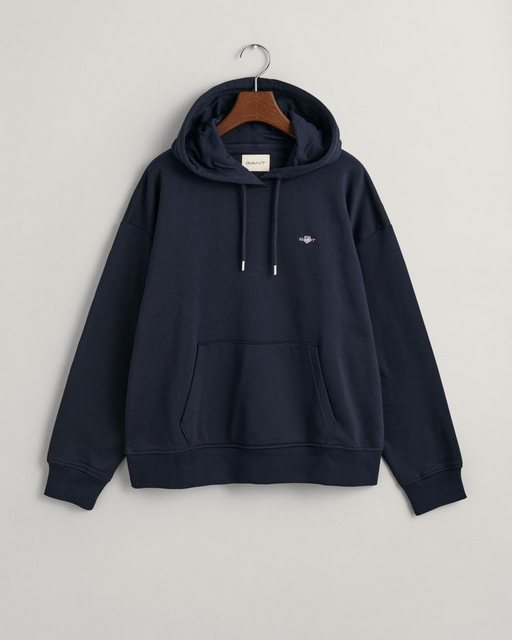 Gant Sweatshirt SHIELD HOODIE, EVENING BLUE günstig online kaufen