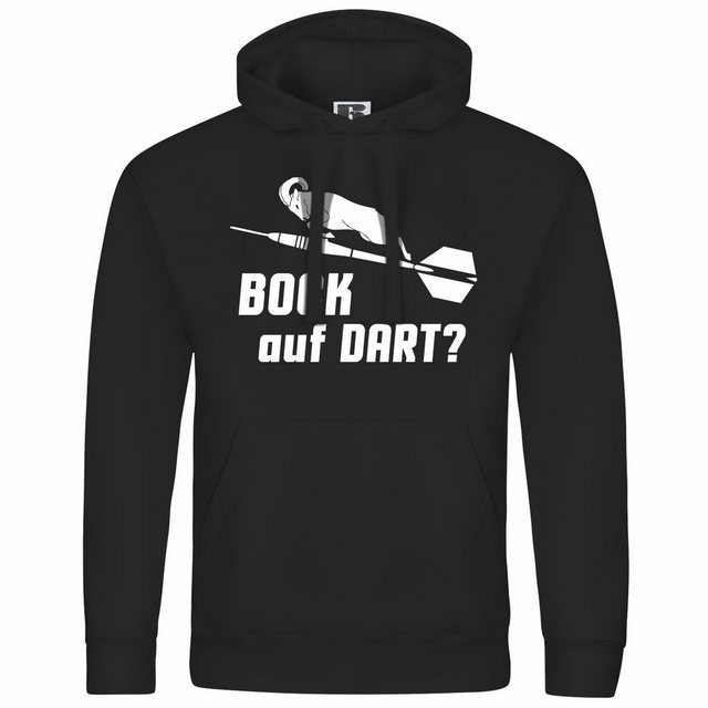 deinshirt Kapuzenpullover Herren Kapuzenpullover Bock auf Dart Mit Print Mo günstig online kaufen