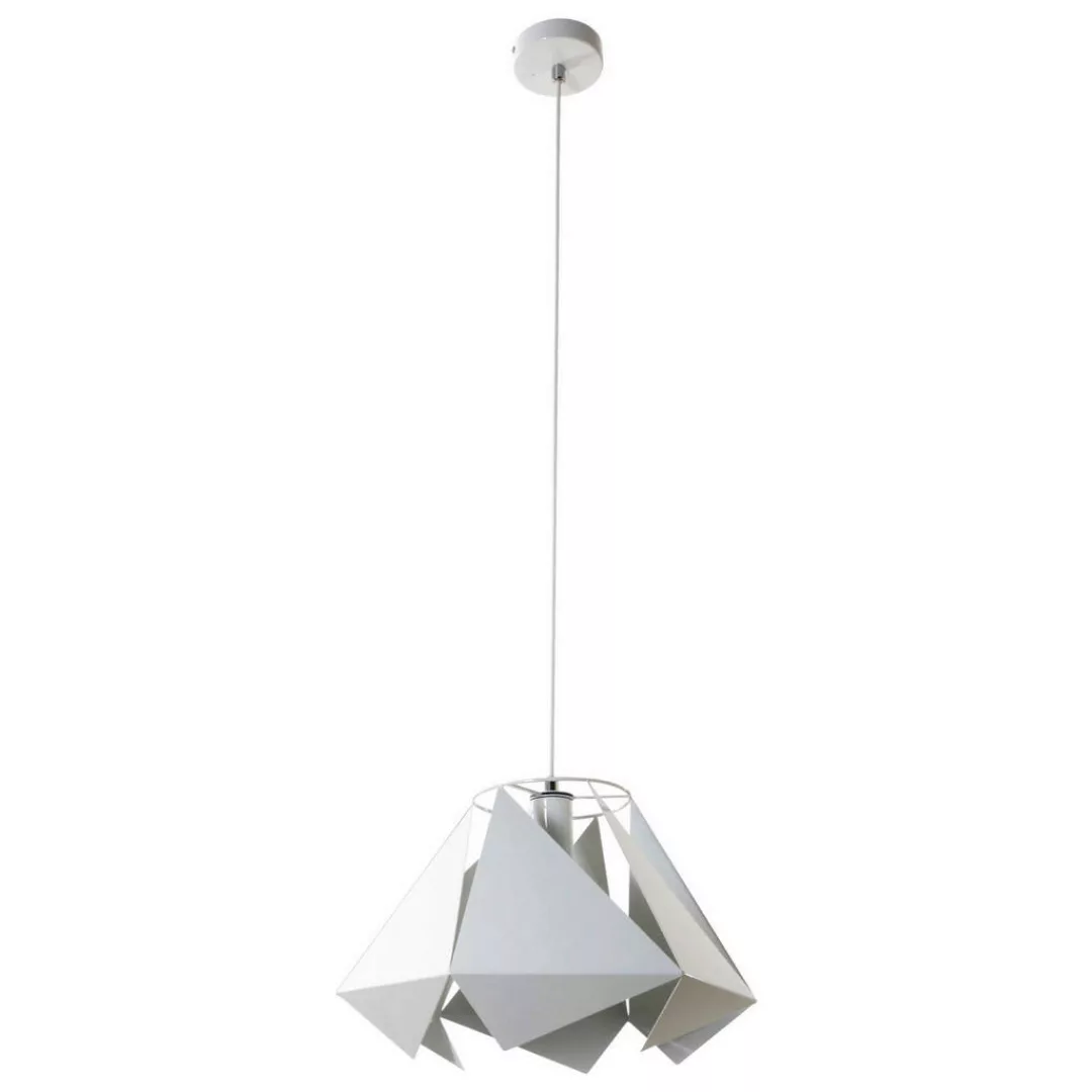 SPOT Light Pendelleuchte Kite 9820102 weiß Metall H/D: ca. 105x38 cm E27 1 günstig online kaufen