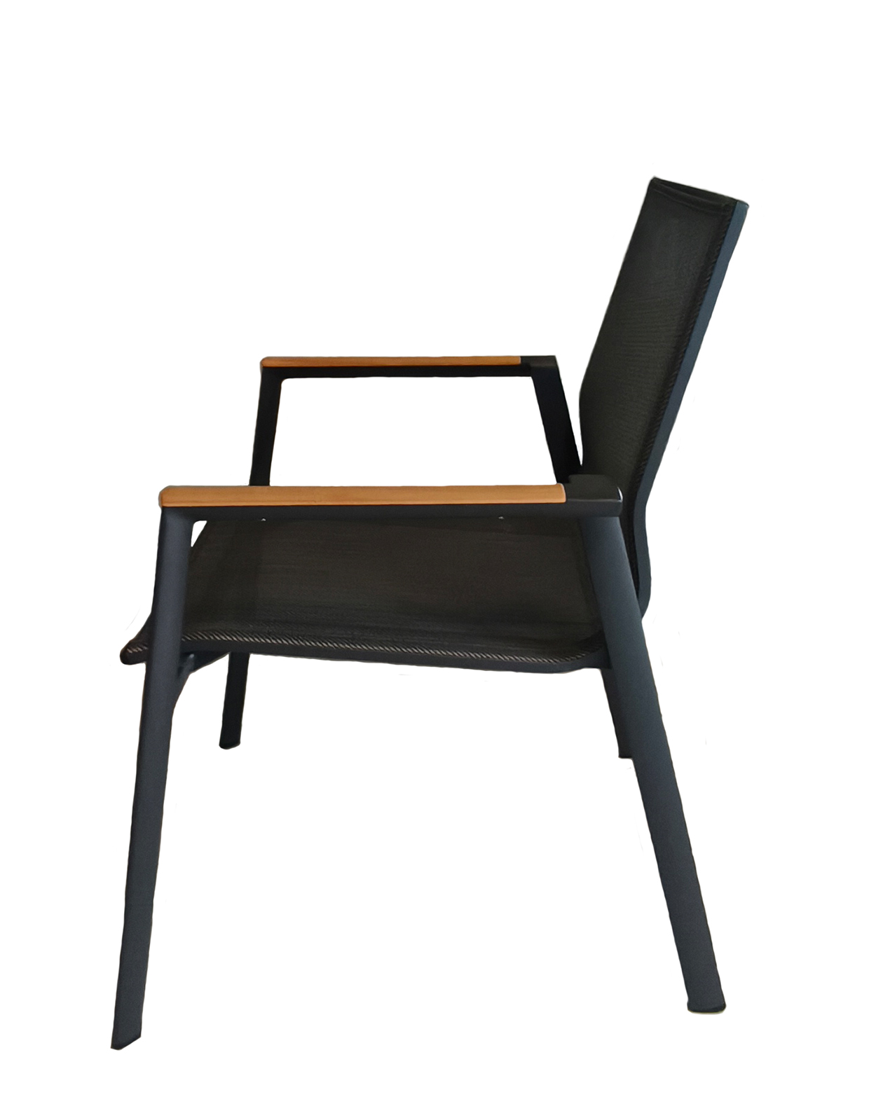 Aspen Armlehnstuhl mit Teakholz für den Garten Kohle günstig online kaufen