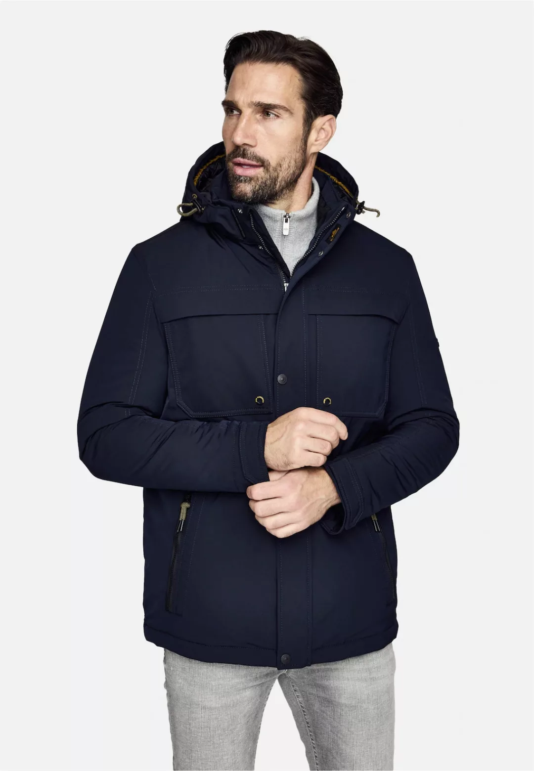 New Canadian Outdoorjacke "CO-3", mit Fleece-Einsatz am Innenkragen günstig online kaufen