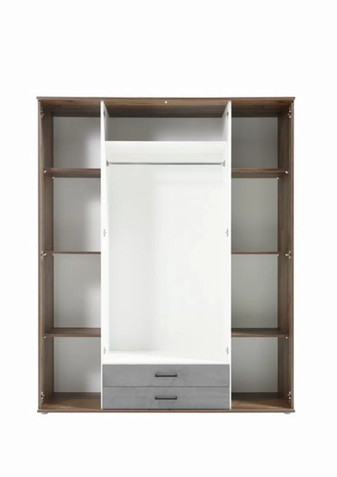 Pol-Power Kleiderschrank 159 x 197 x 54 cm (B/H/T) günstig online kaufen