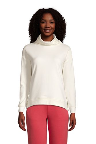 Sweatshirt mit weitem Kragen SERIOUS SWEATS, Damen, Größe: S Normal, Elfenb günstig online kaufen