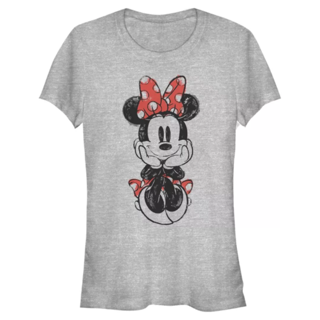 Disney Classics - Micky Maus - Minnie Maus Sitting Minnie Sketch - Frauen T günstig online kaufen