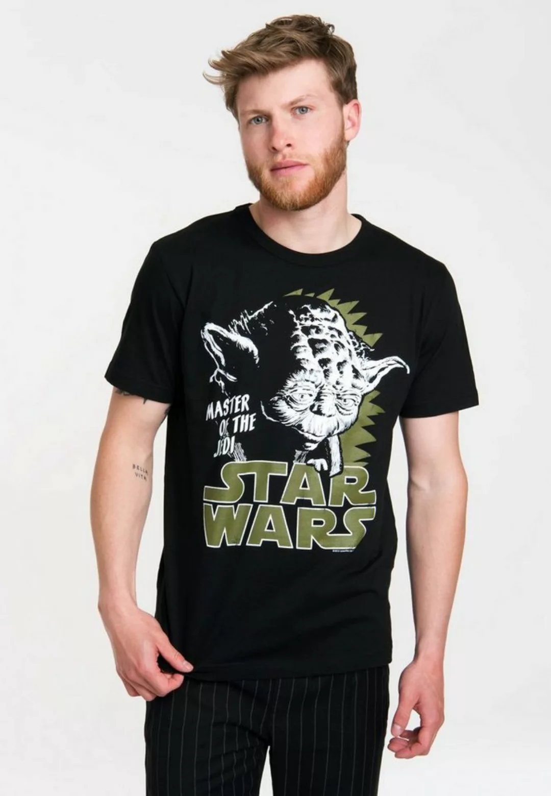 LOGOSHIRT T-Shirt "Star Wars", mit tollem Yoda-Frontdruck günstig online kaufen