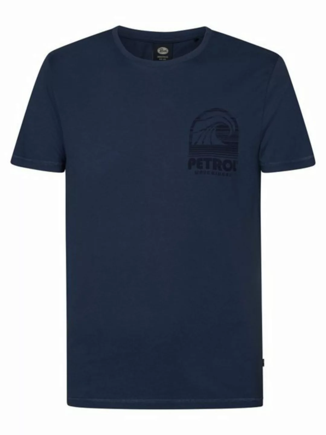 Petrol Industries T-Shirt - Kurzarmshirt - T-Shirt mit Hawaii Backprint - M günstig online kaufen