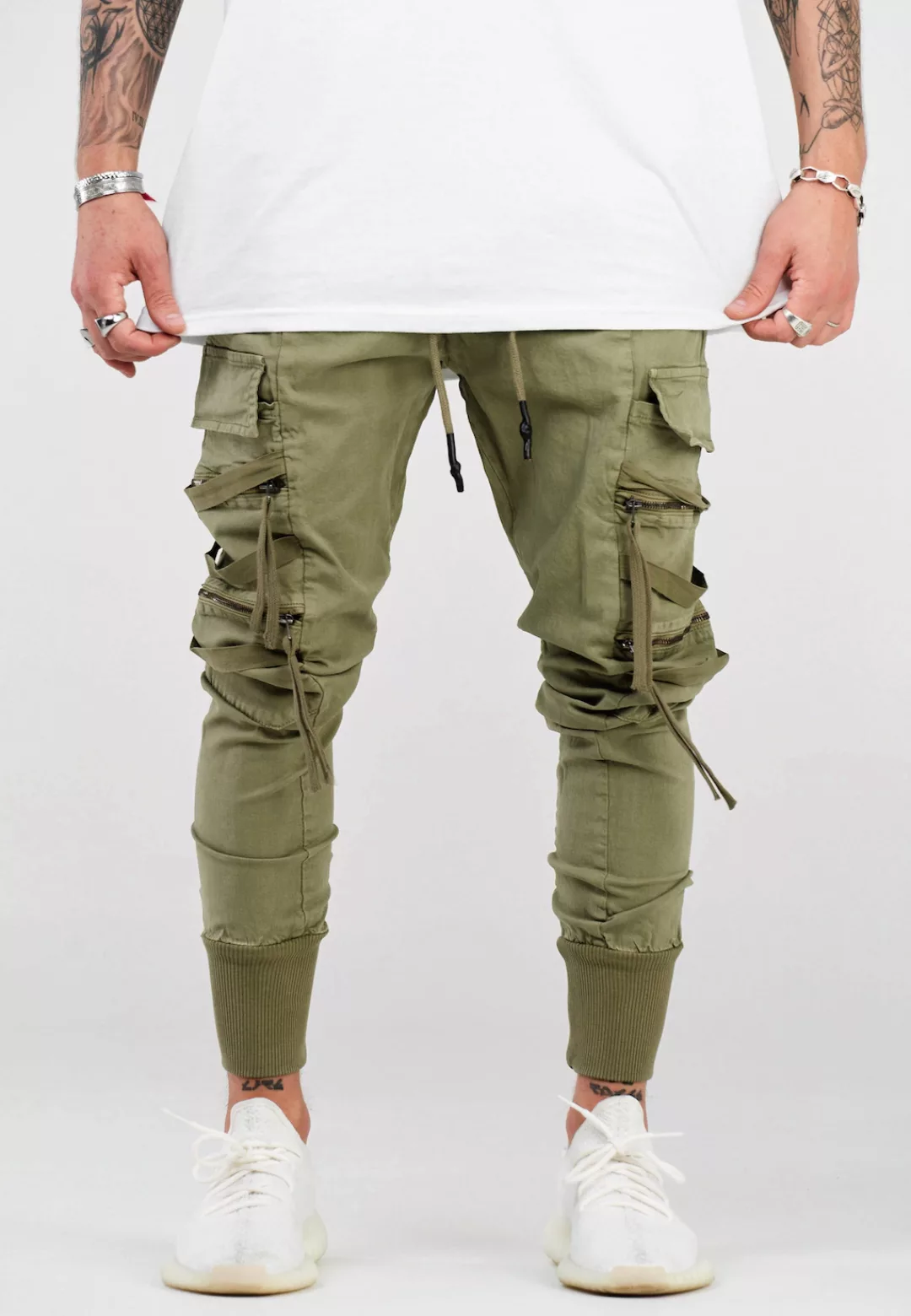 2Y Premium Cargohose "B5194", mit elastischem Bund günstig online kaufen