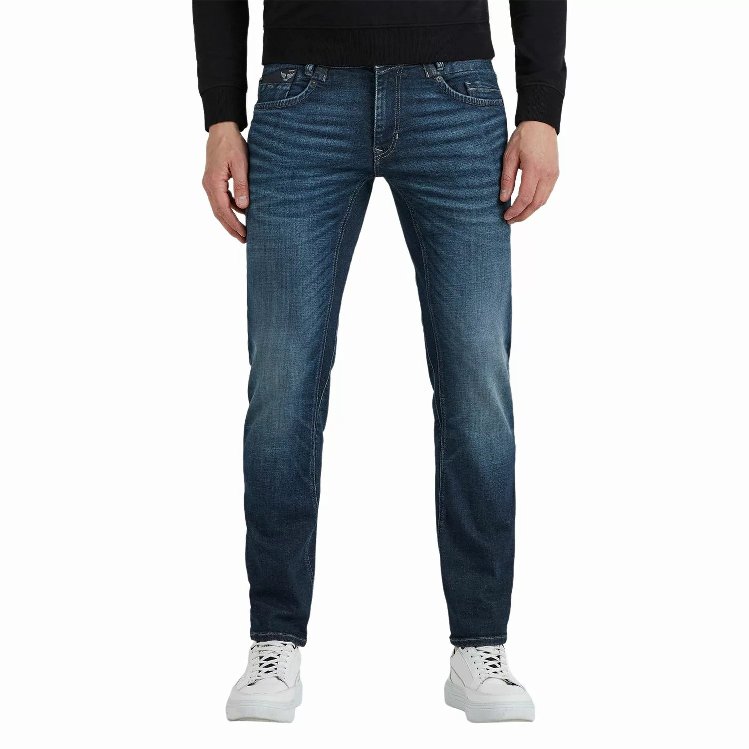 PME Legend Herren Jeans COMMANDER 3.0 - Relaxed Fit - Blau - Deep Blue Fini günstig online kaufen