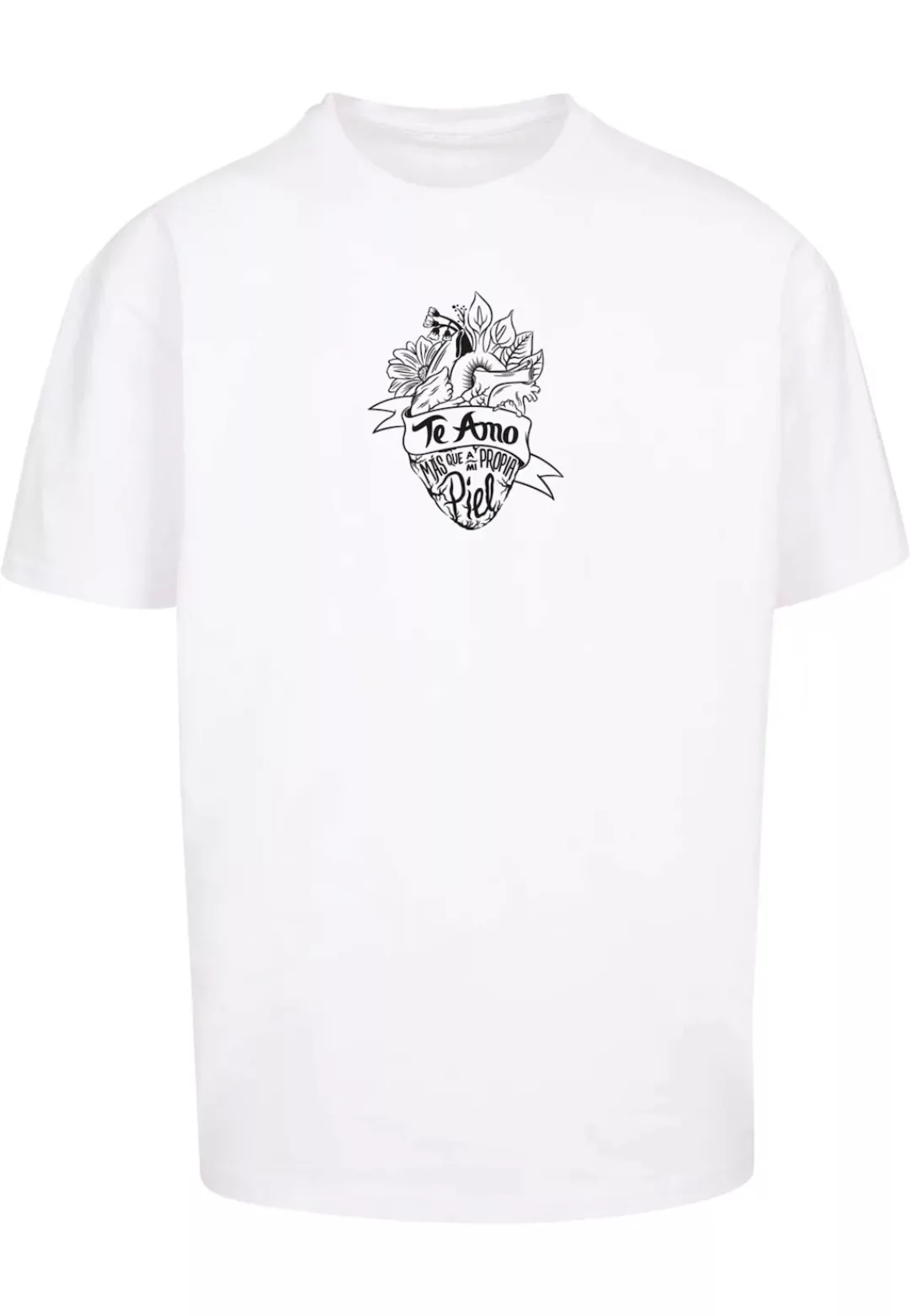 Merchcode T-Shirt "Merchcode Herren Frida Kahlo - Te amo outline Heavy Over günstig online kaufen