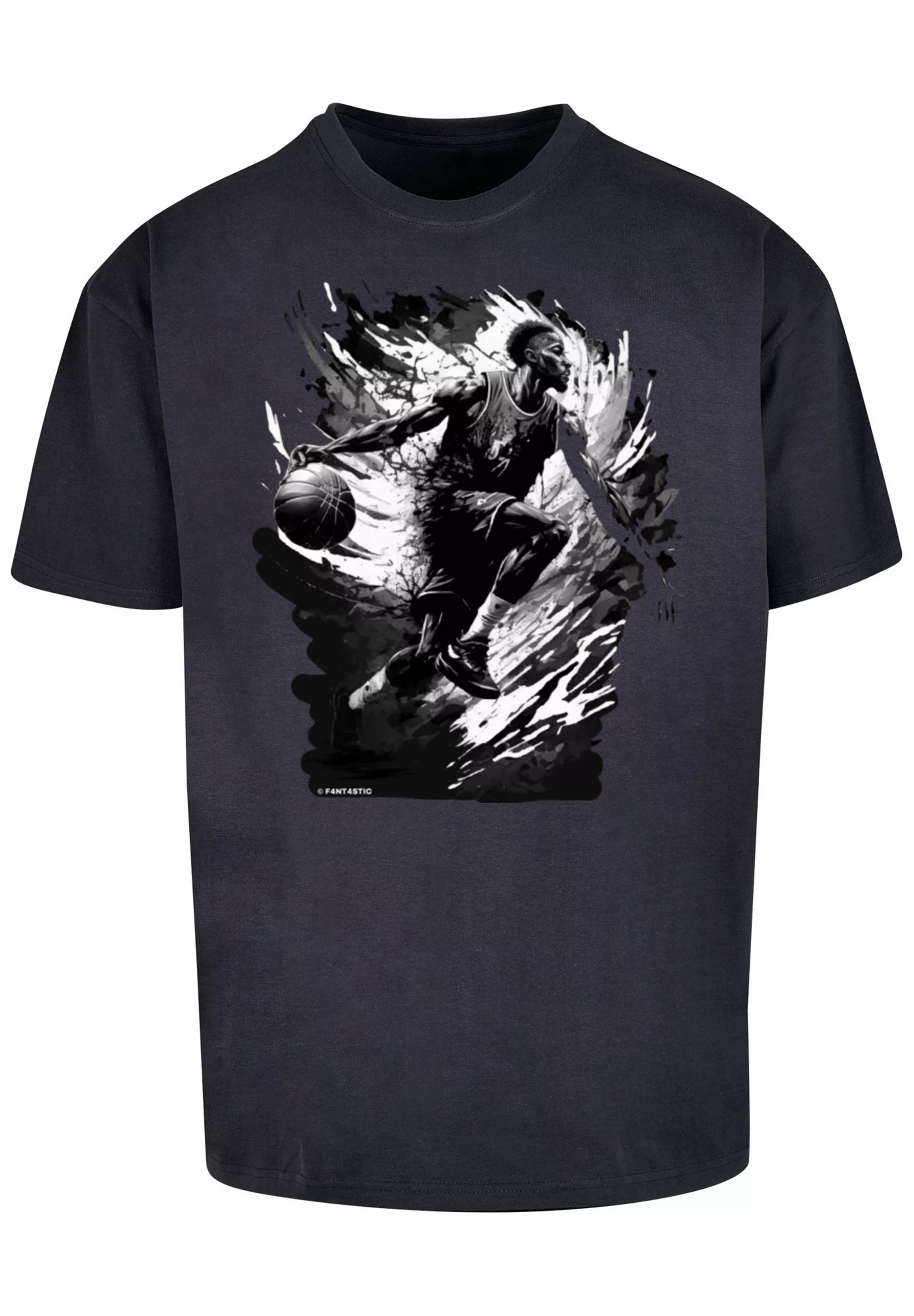 F4NT4STIC T-Shirt "Basketball Splash Sport OVERSIZE TEE" günstig online kaufen