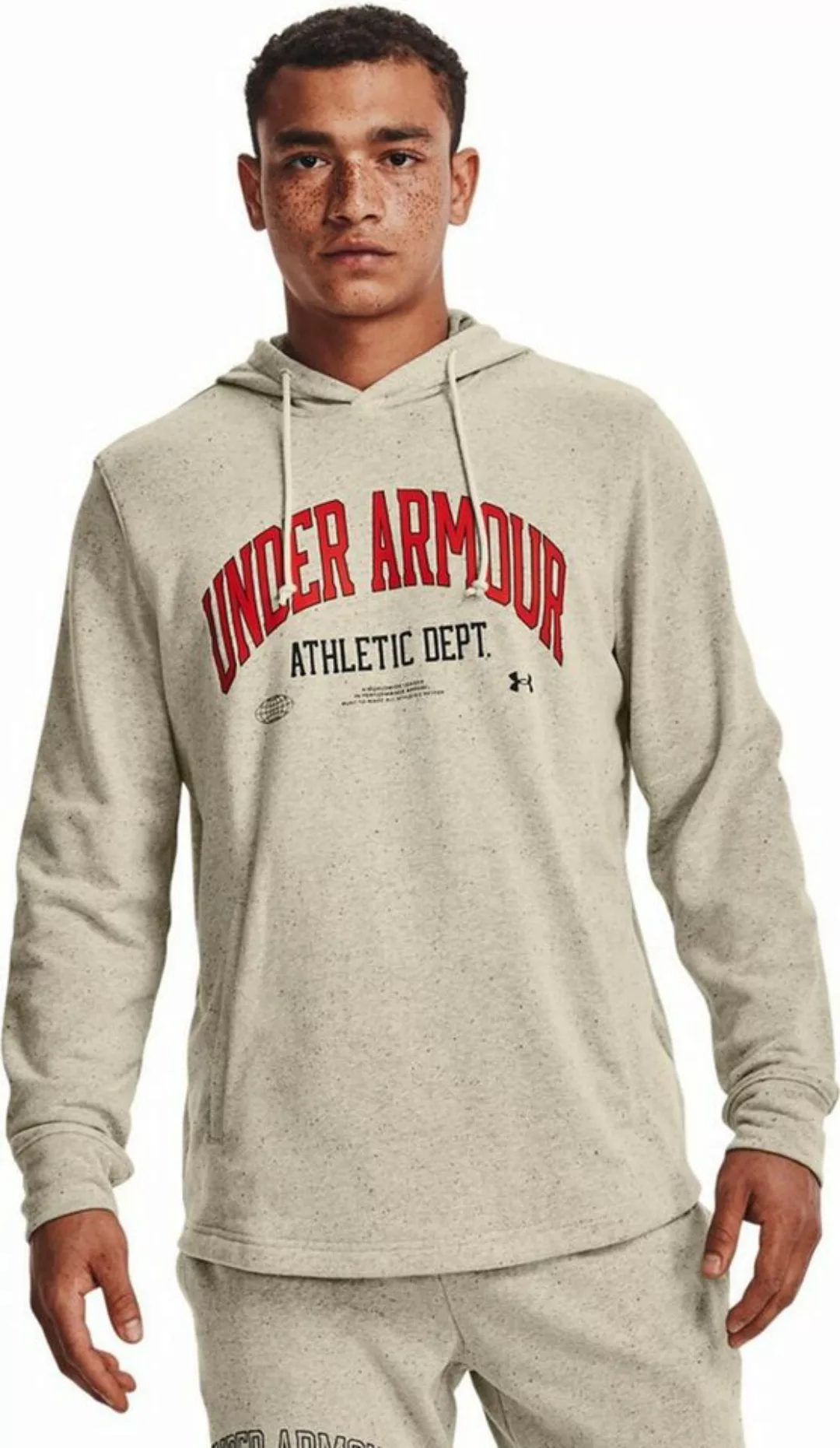 Under Armour® Hoodie UA RIVAL TRY ATHLC DEPT HD 279 STONE günstig online kaufen