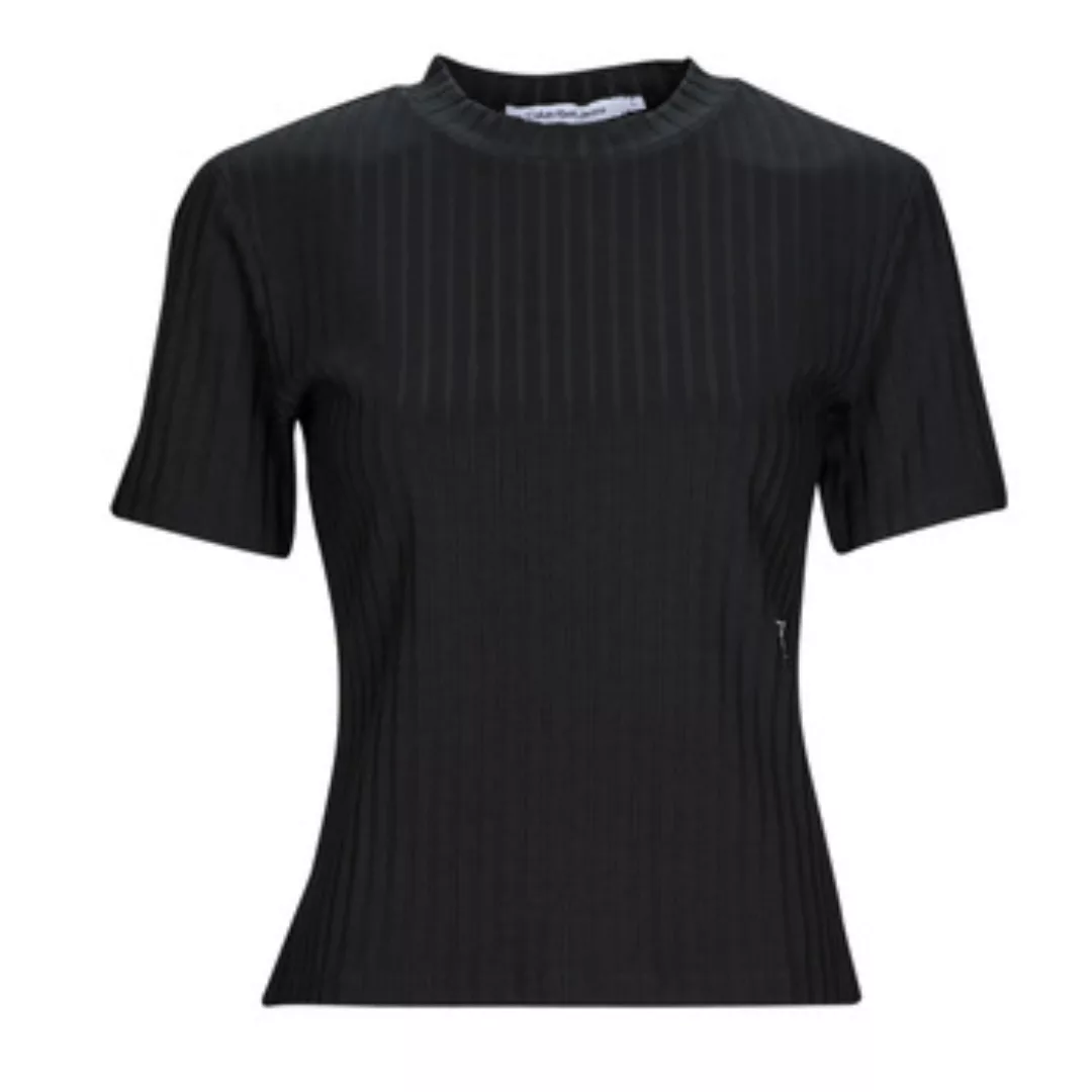 Calvin Klein Jeans  T-Shirt RIB SHORT SLEEVE TEE günstig online kaufen