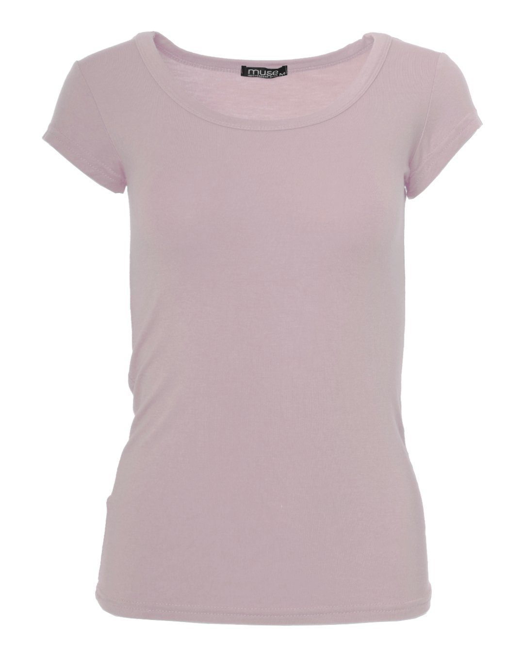 Muse T-Shirt Basic Kurzarm T-Shirt Skinny günstig online kaufen