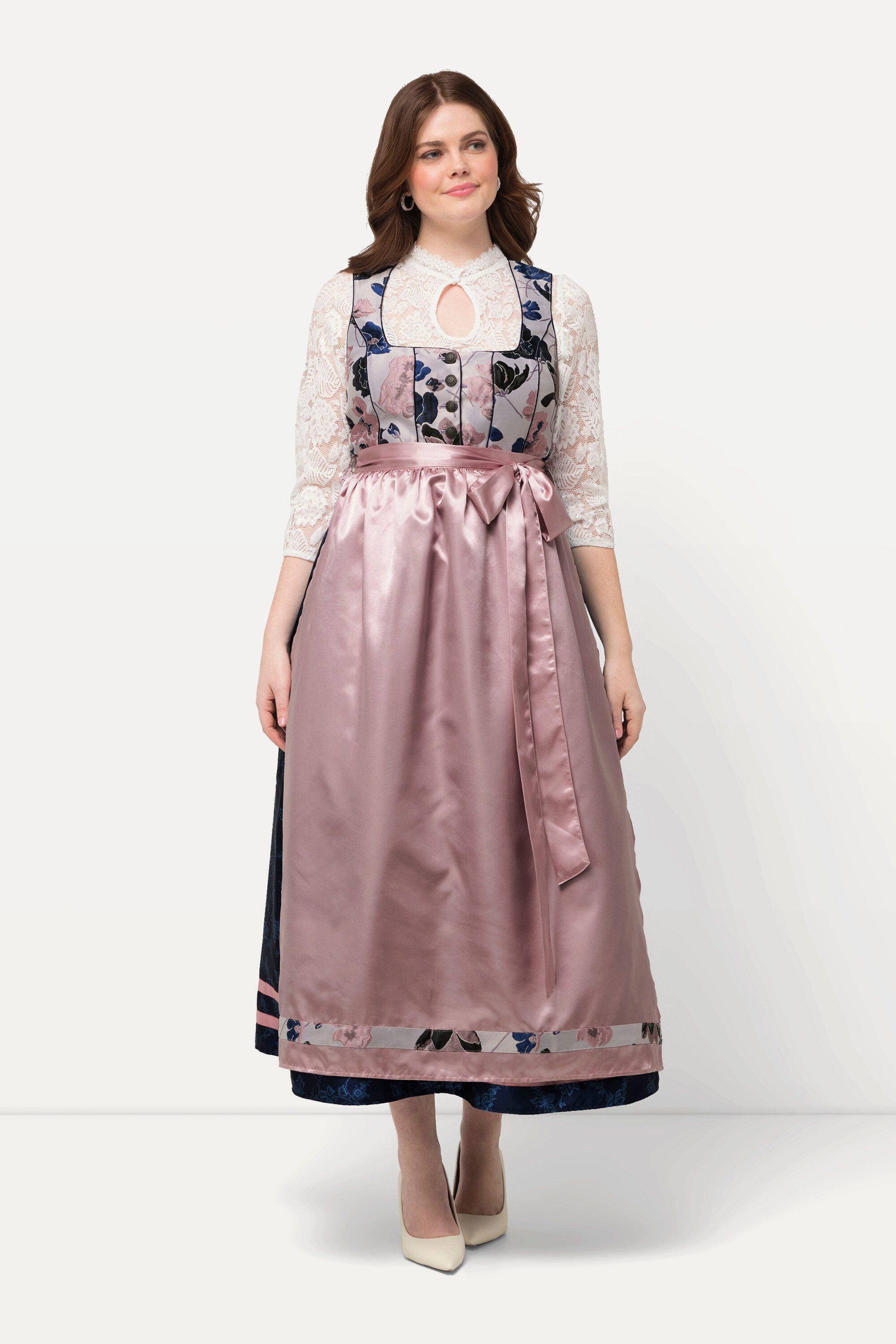 Ulla Popken Dirndl Dirndl Blüten Schmuckknöpfe günstig online kaufen